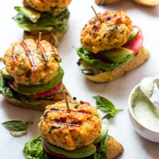 Grilled Salmon Burgers