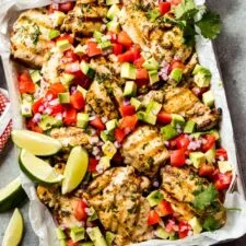 Receta de pollo al cilantro y lima (¡en 30 minutos!)