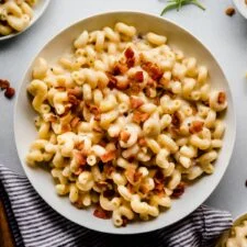 Bacon Mac and Cheese with Rosemary