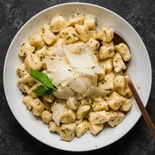 Ñoquis con Puré de Patatas Sobrante