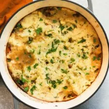 Leftover Turkey & Mashed Potato Pie