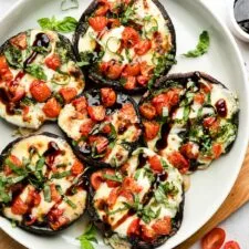 Portobello Mushroom Pizzas