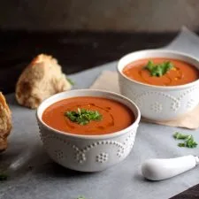 Vegan Roasted Red Pepper Soup