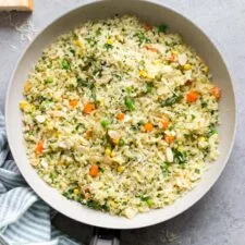 Cauliflower Rice Pilaf