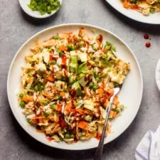 Salteado de Pollo con Col