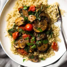 Champiñones al Marsala