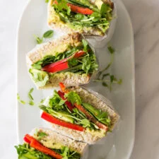 Hummus Veggie Sandwich