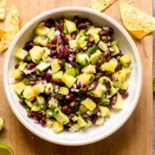 Pineapple Black Bean Salsa
