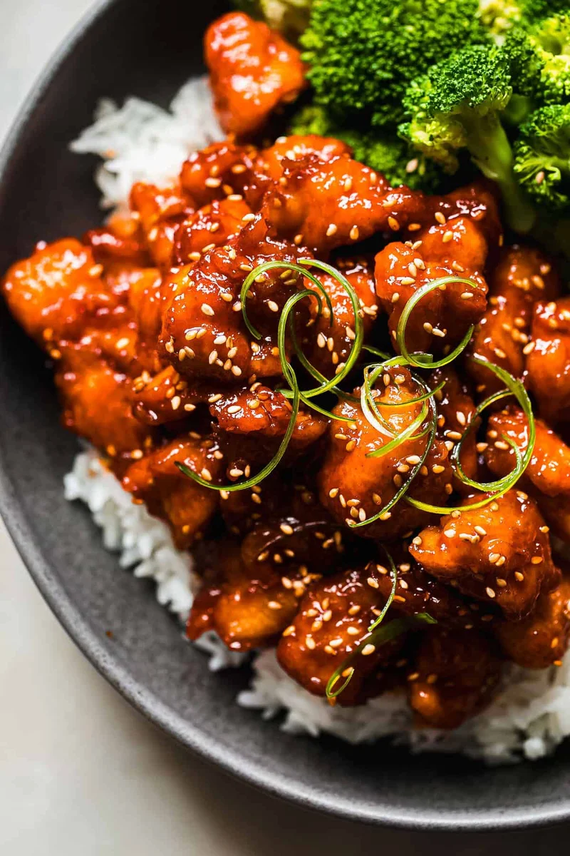 Sticky Garlic Gochujang Chicken