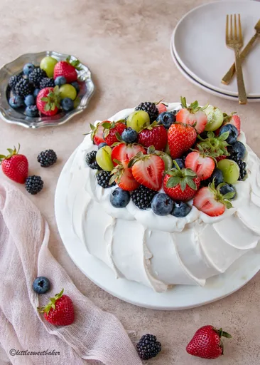 Receta de pavlova fácil