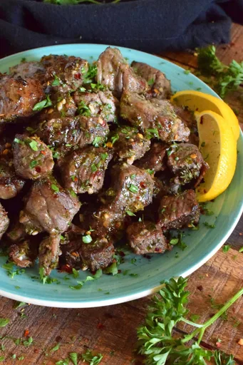 Puntas de ternera asadas a las hierbas