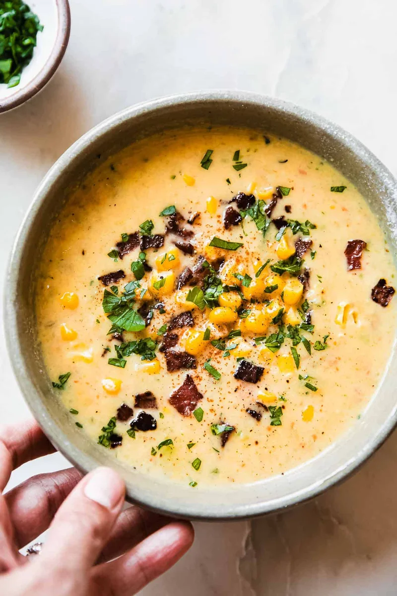 Fresh Corn Zucchini Chowder