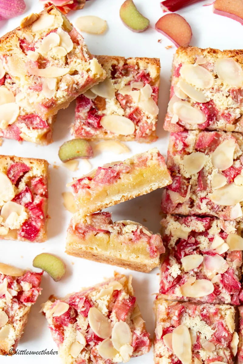 Rhubarb Custard Bars