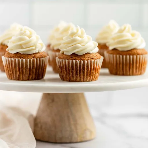 Pumpkin Cupcakes with Cream Cheese Frosting