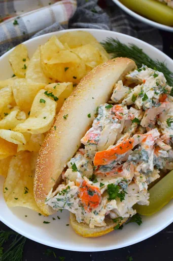 Crab Salad Rolls