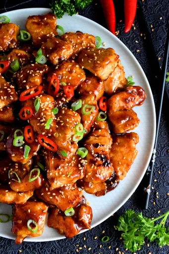 Honey Lemon Ginger Glazed Chicken