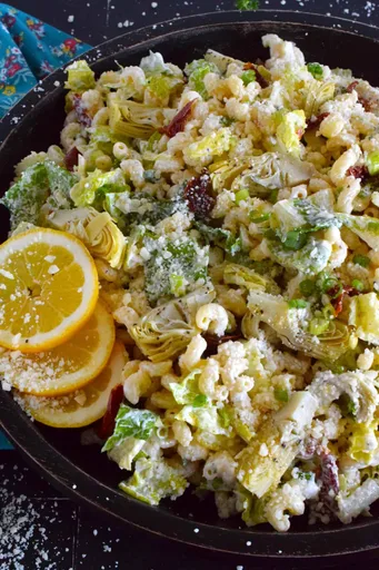 Artichoke and Sun Dried Tomato Pasta Salad