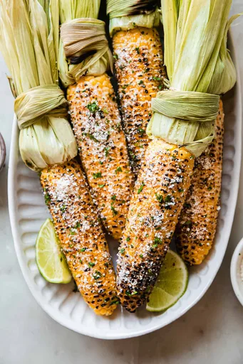 Elotes callejeros mexicanos