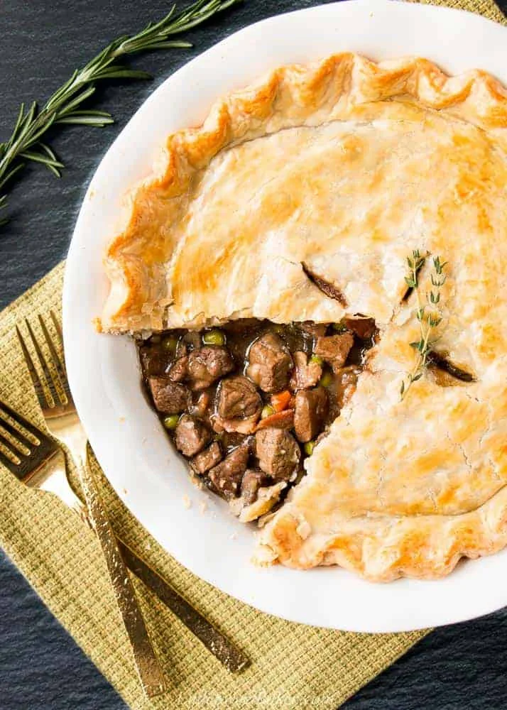 Steak & Mushroom Stout Pie