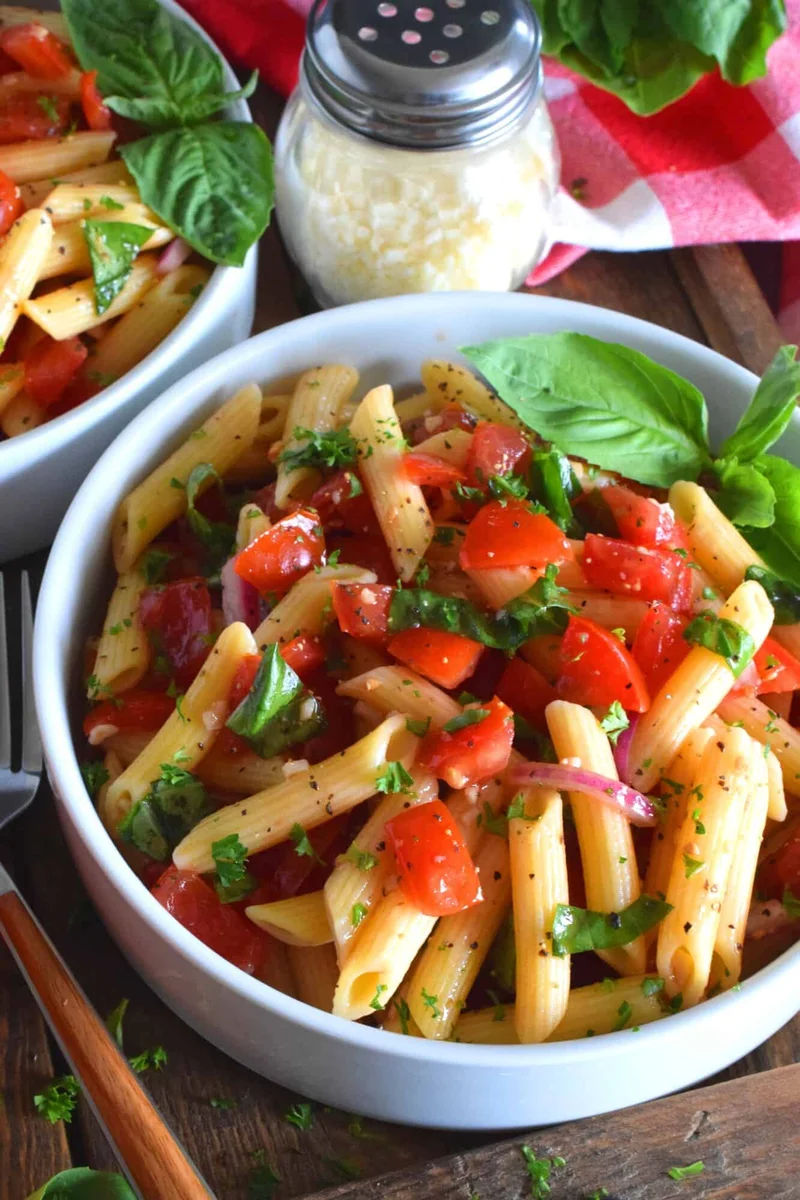 Marinated Bruschetta Pasta