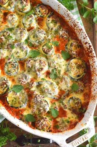 Zucchini Lasagna Rolls