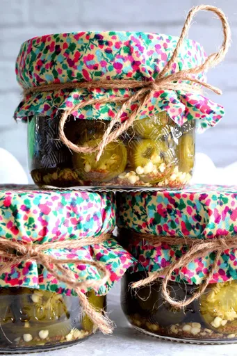 Preserved Candied Jalapenos