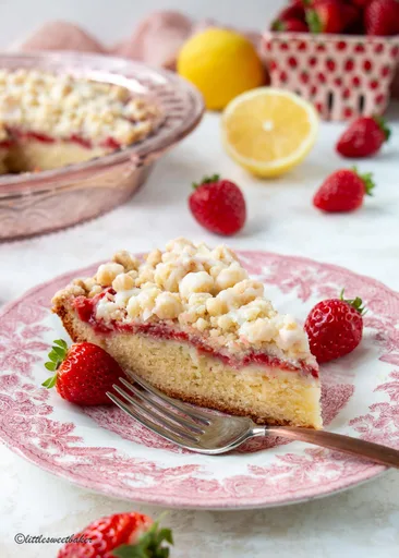 Strawberry Crumb Cake