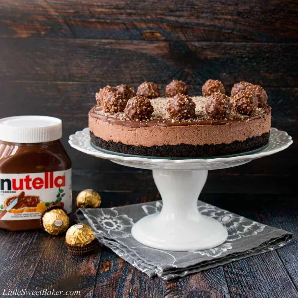 No-Bake Nutella Cheesecake