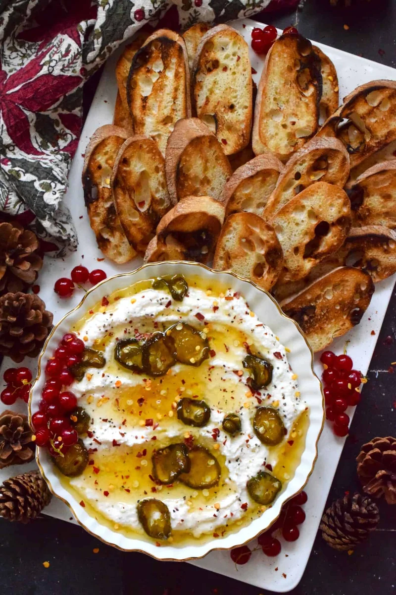 Whipped Honeyed Jalapeno Ricotta