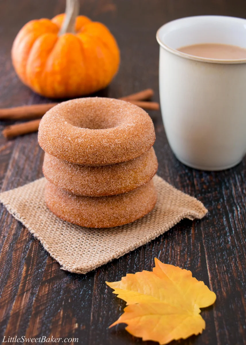 Homemade Pumpkin Spice Donuts