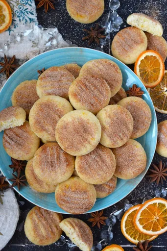 Biscochitos navideños mexicanos