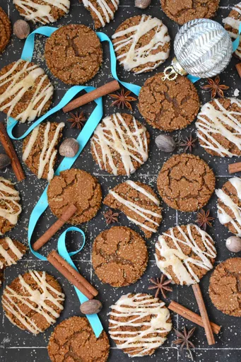 Latte Gingerbread Cookies