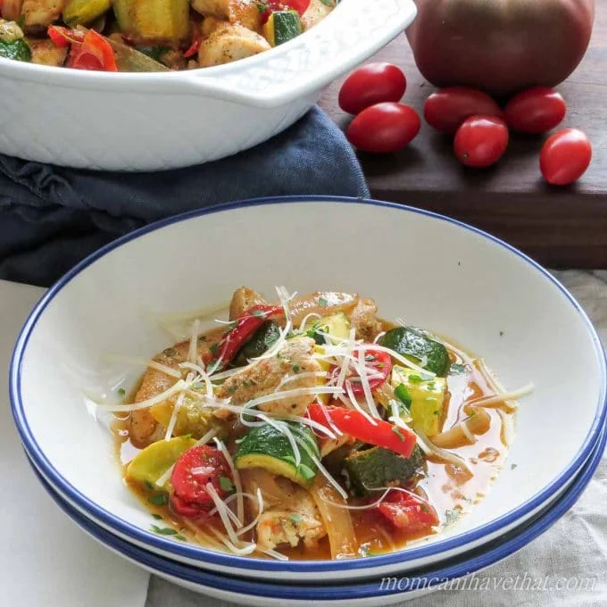 Italian Chicken and Vegetable Stir Fry (Great Summer Treat)