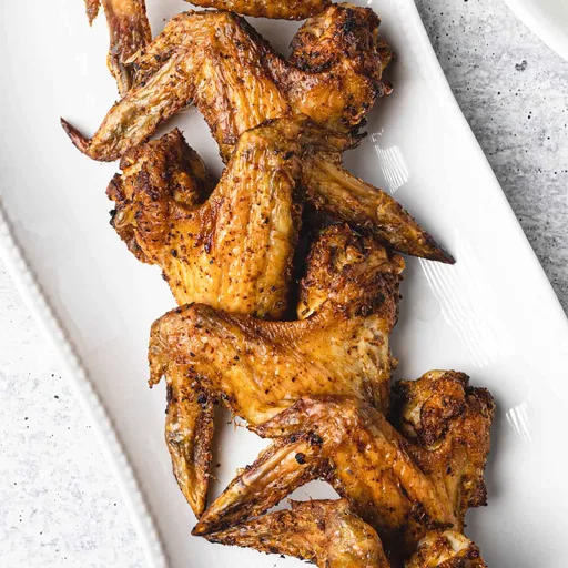 Alitas de pollo enteras en freidora de aire