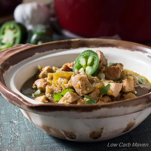 New Mexico Green Chile Pork Stew (Low Carb)