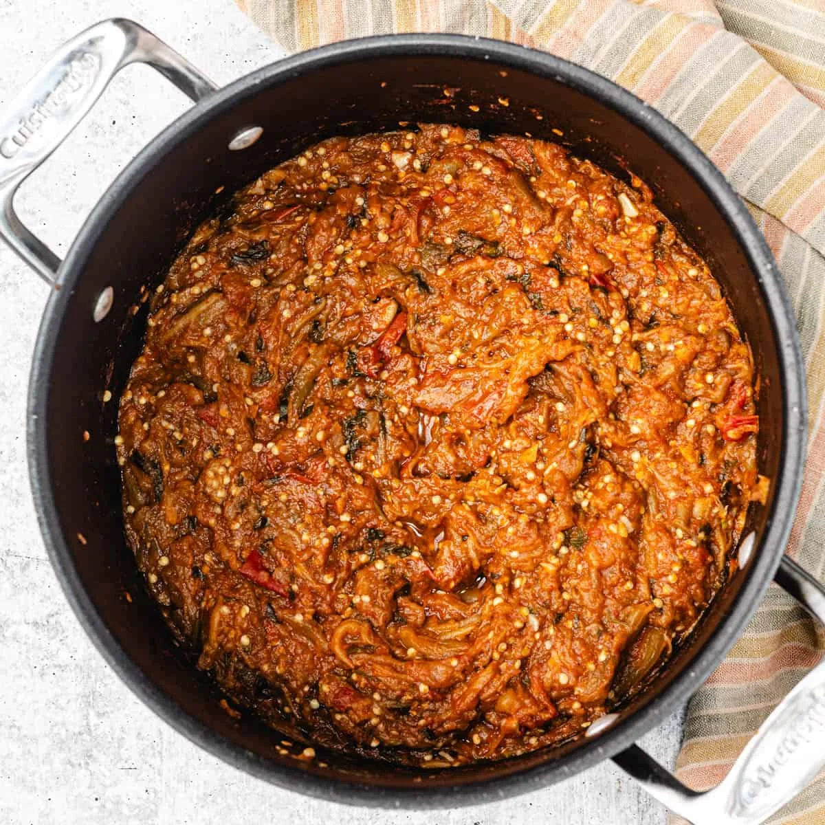 Zaalouk - Moroccan Aubergine Salad