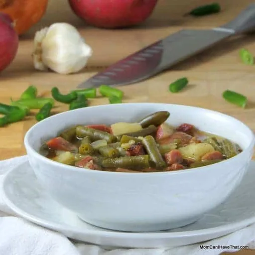 Hearty, Low Carb Ham And Green Bean Soup