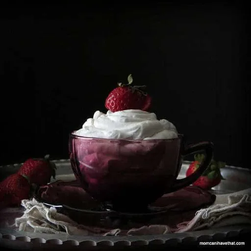 Crema de coco batida