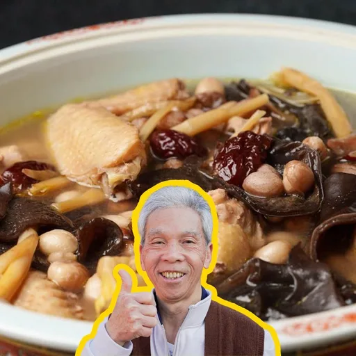 Chicken Soup with Sesame Oil