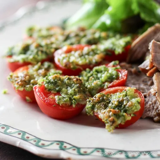 Tomates gratinados al estilo italiano