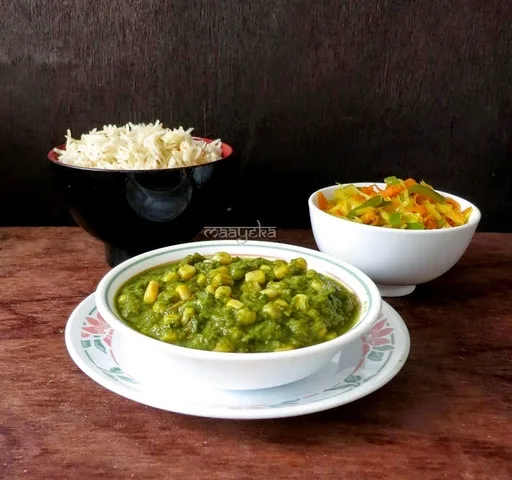 Palak Corn Curry / Makai Palak
