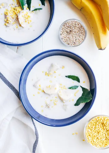 Plátanos en leche de coco
