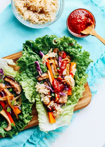 Vegan Bulgogi Lettuce Wraps