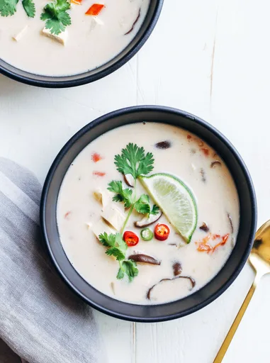 Vegan Tom Kaa Gai (Coconut Milk Soup)