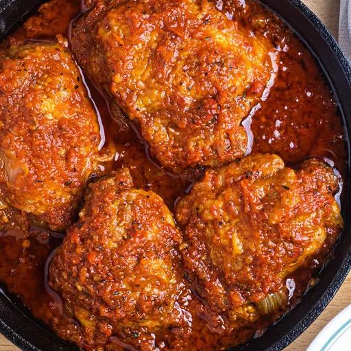 Estofado de pollo nigeriano
