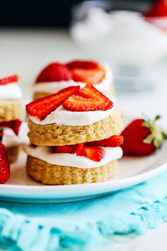 Vegan Gluten-free Strawberry Shortcakes