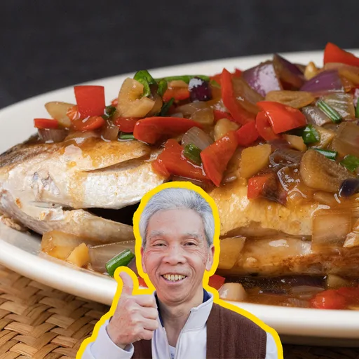 Pescado entero a la sartén