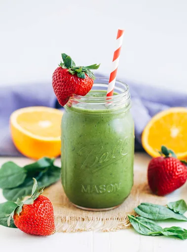 Batido de Fresa, Mango y Espinacas