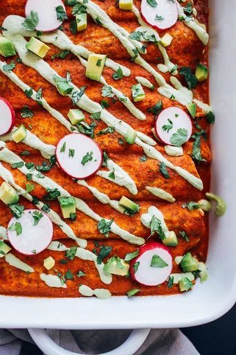 Mushroom Enchiladas