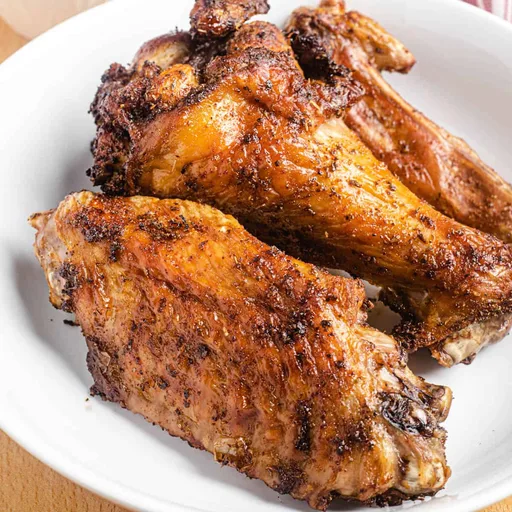 Alitas de pavo en freidora de aire